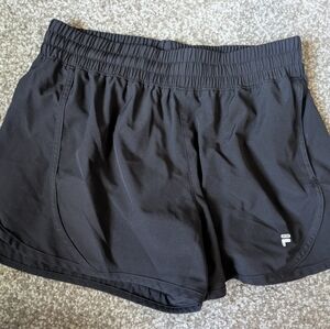 Fila Black Women's Athletic Shorts